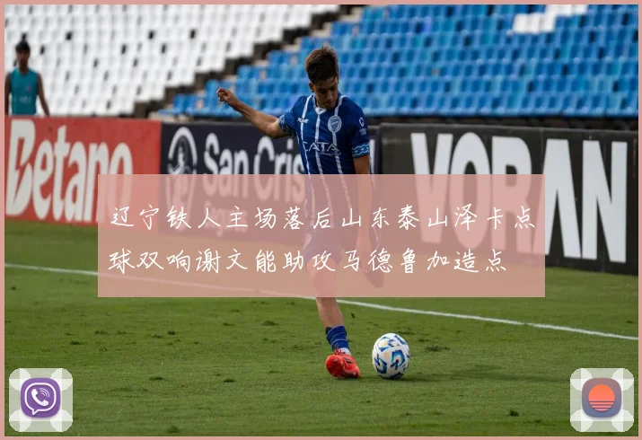 辽宁铁人主场落后山东泰山泽卡点球双响谢文能助攻马德鲁加造点
